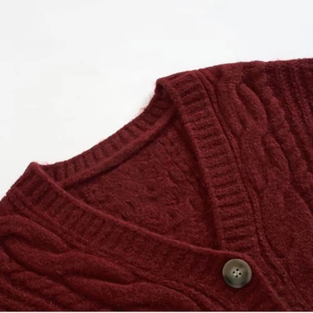 

Korean Style Long Sleeve Crochet Sweaters Autumn Spring Preppy Style Sweet Knitwear Loose Ladies Tops Slim Crop Coats Female