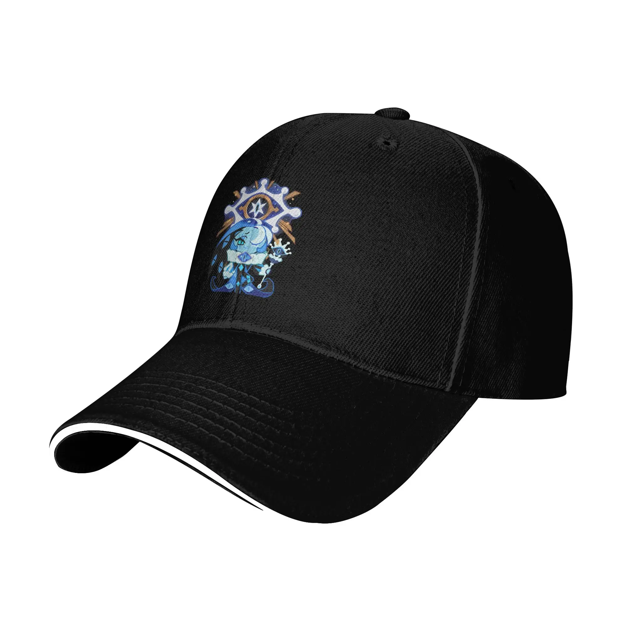 Shadow Milk Cookie Run Kingdom Baseball Cap Hip Hop Cute Cartoon Anime Sandwich Hats for Men Women Adjustable Dad Hat Fishing
