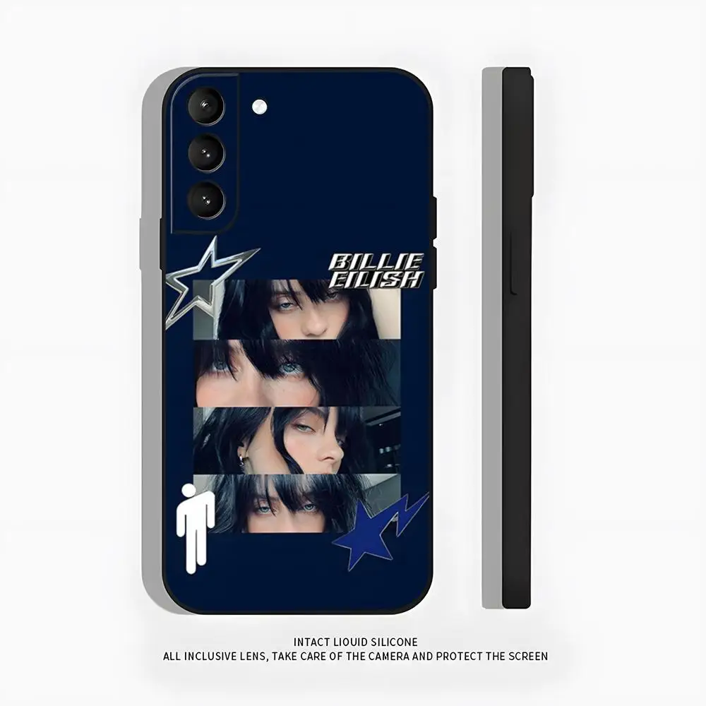 SINGER b-billie Eilish funda de teléfono para Samsung A25 A13 A33 5G A54 A36 A35 A56 A52 A14 funda suave a prueba de golpes