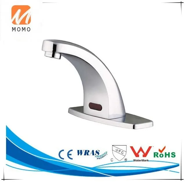 Bathroom automatic motion auto touchless brass chrome basin sink water tap hand wash faucet with infrared sensor