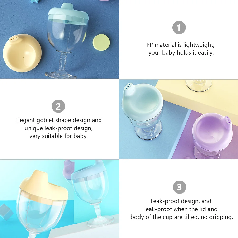 

Baby Drinking Cup Leak-Proof Cold Heat Resistant Lightweight Pp Material Anti-Fall Milk Bottle For Infant Feeding-Bottle