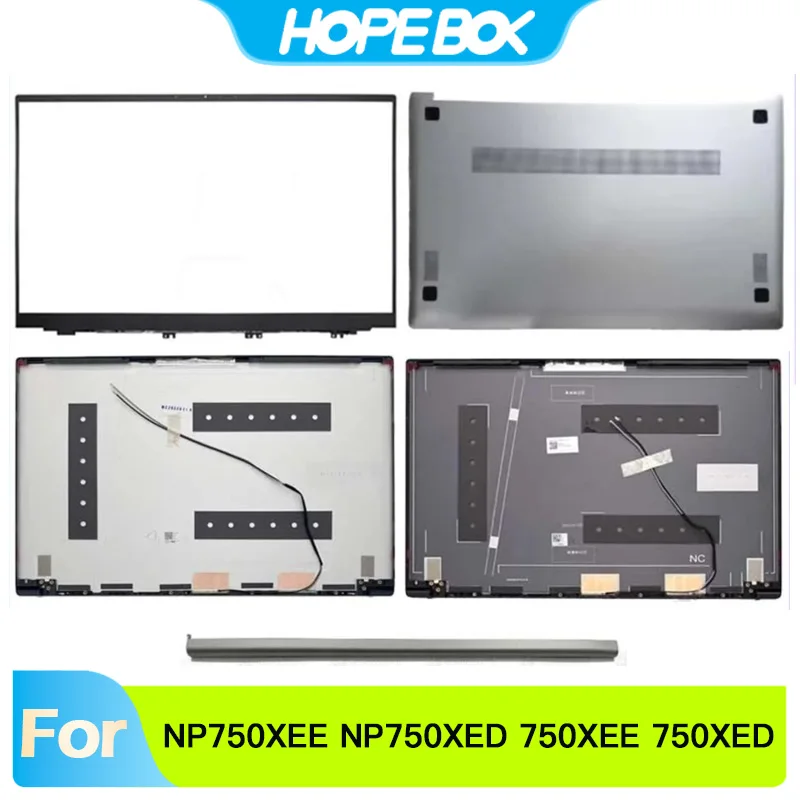 Replace Cover For Galaxy Book2 NP750XEE NP750XED 750XEE 750XED 750XEV LCD Back Cover Front Bezel Lower Bottom Case Hingecover