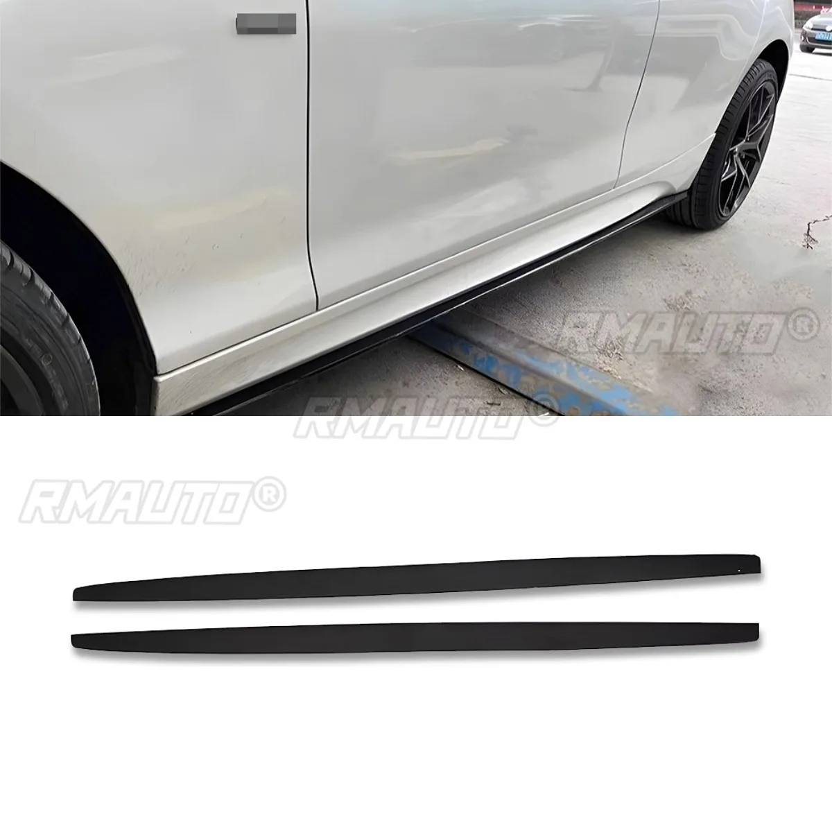 

Car Side Skirt Lip Guard Protector Apron Side Skirt Extension For BMW 1 Series F20 2011-2018 Body Kit Car Accessories