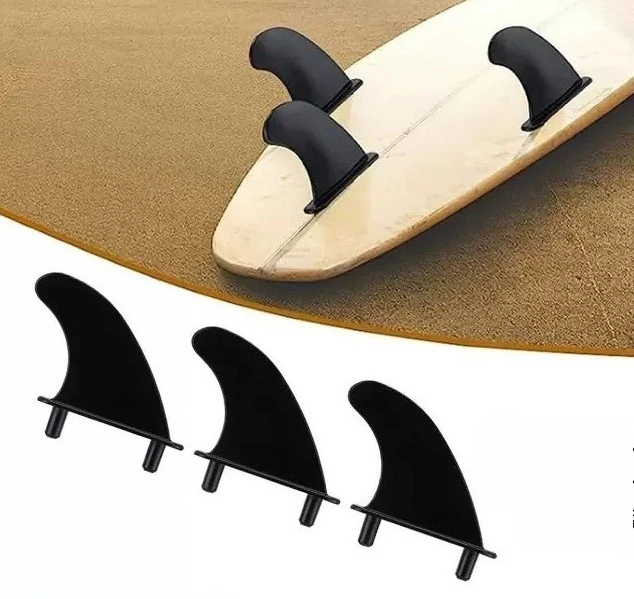 Fish fin left, middle, right surfboard G5 soft board tail rudder set surfboard paddle board accessories divided into 3 fins set