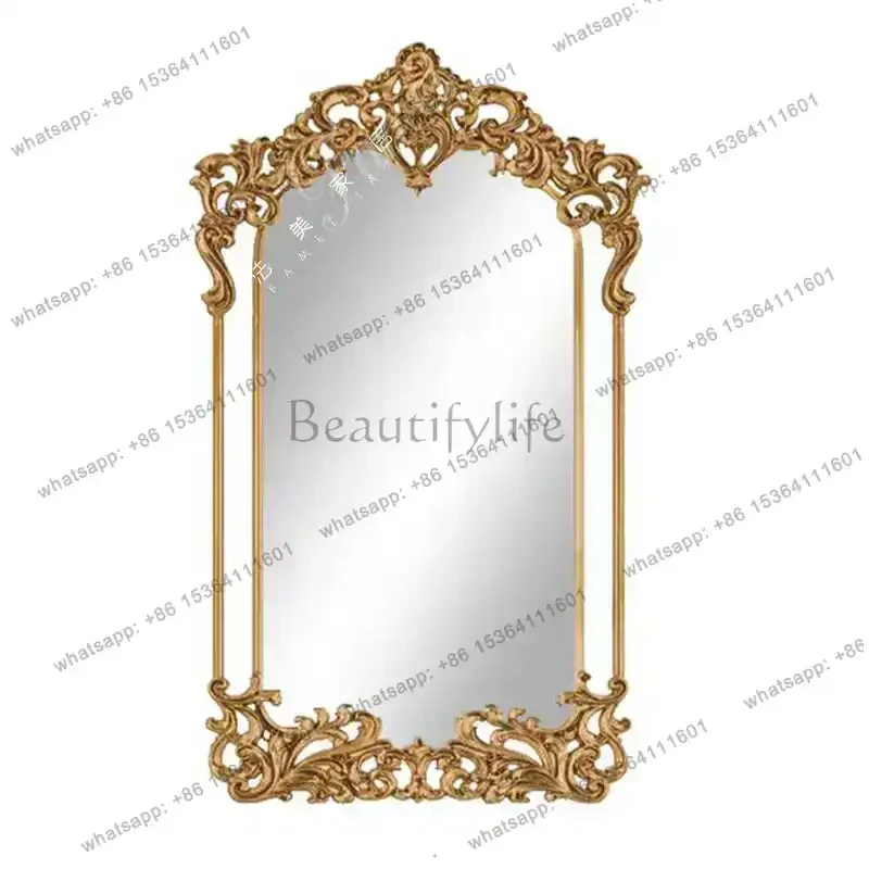 XX.Large Nordic Quality Mirror Designer Girls Gold House Bedroom Wall Mirrors Full Body Floor Luxury Espejo Home Decorations