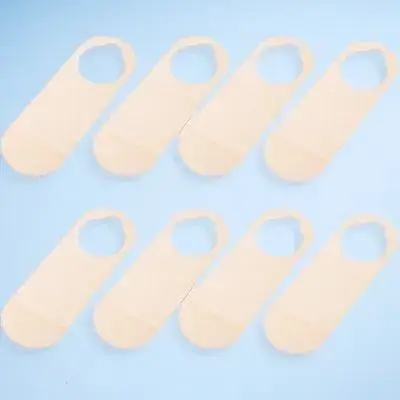 

10pcs Door Handle Sign Unfinished Wood Diy Painting Pendants For Home Decor Craft Gift Hanging Blank Plaque Doorknob Wood Sign