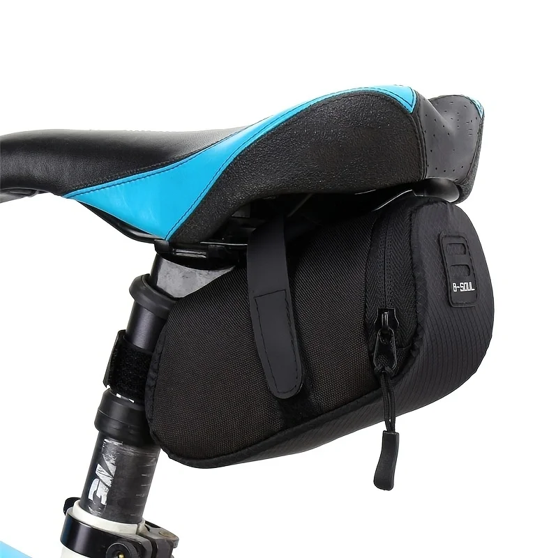 

Mountain Bike Riding Tail Bag Bicycle Cushion Bag, Bicycle Waterproof Storage Saddle Bag and Rear Tail Rack Accessories