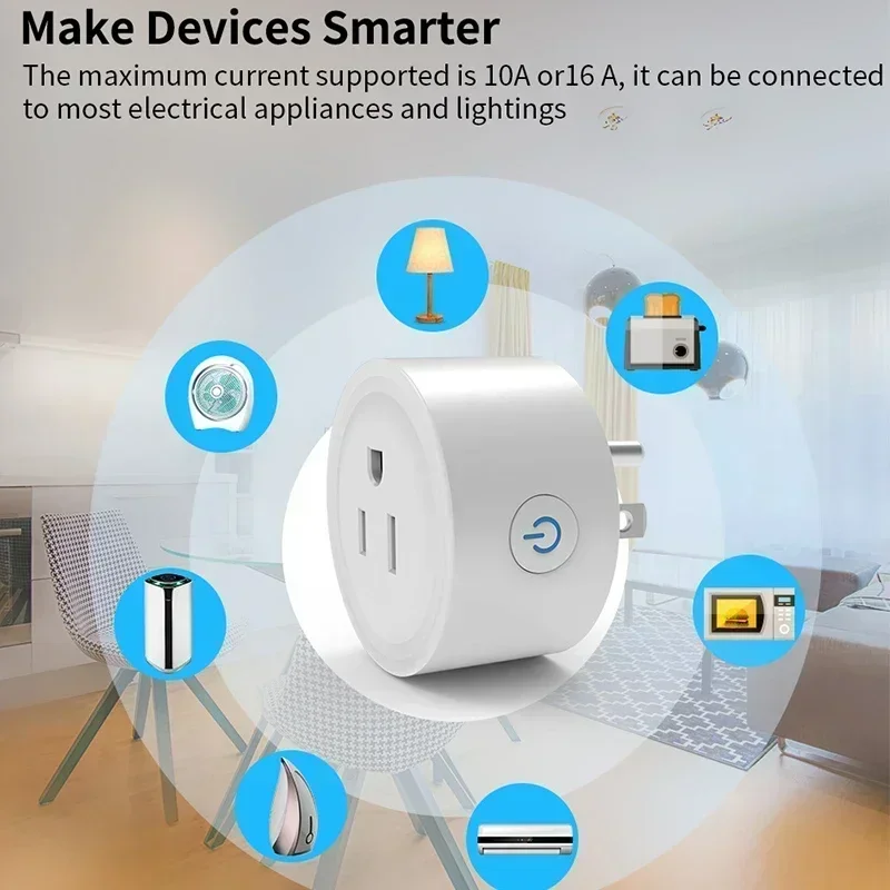 CozyLife WiFi Smart Plug US Standard 10A Smart Home WiFi Outlet يعمل مع Alexa Google Home، جهاز التحكم عن بعد لأجهزةك المنزلية #4
