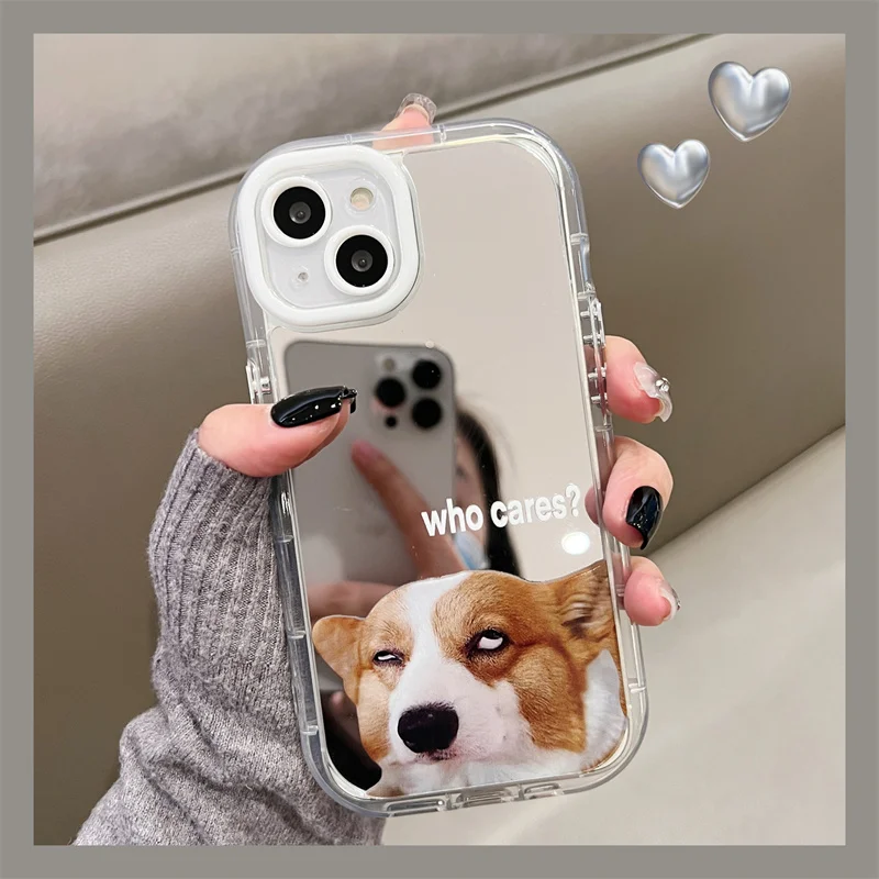 Cute animal phone case IPHONE 15 14 13 12 11 PRO MAX 7 8 PLUS X XR XS MAX Anti-drop soft edge back cover