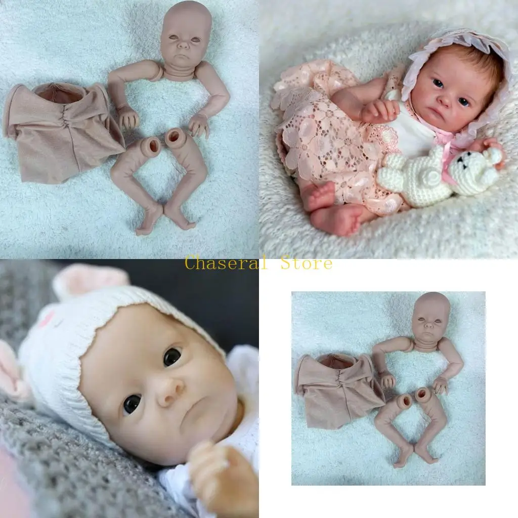 

E7CE Toy 18 inches Blank Unpainted Infant Dolls DIY Handmade for Creative Life Like Realistic Infant