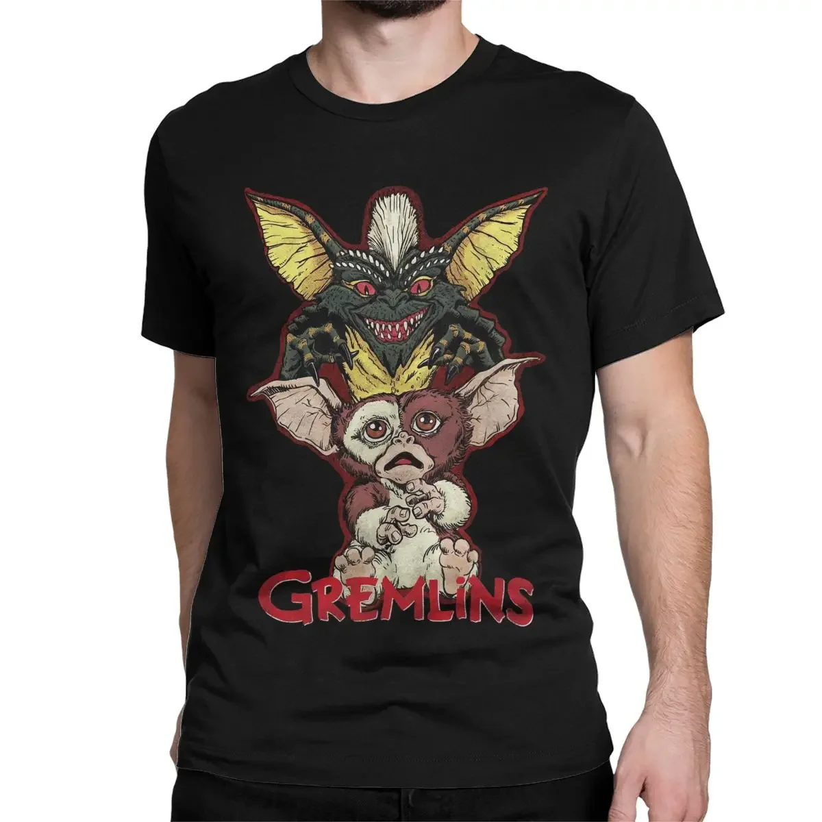 Gremlins Gizmo T Shirt Women Men Streetwear Anime Movie Graphic T-shirts Oversize Clothes Man Short Sleeve Tops Pure Cotton Tees