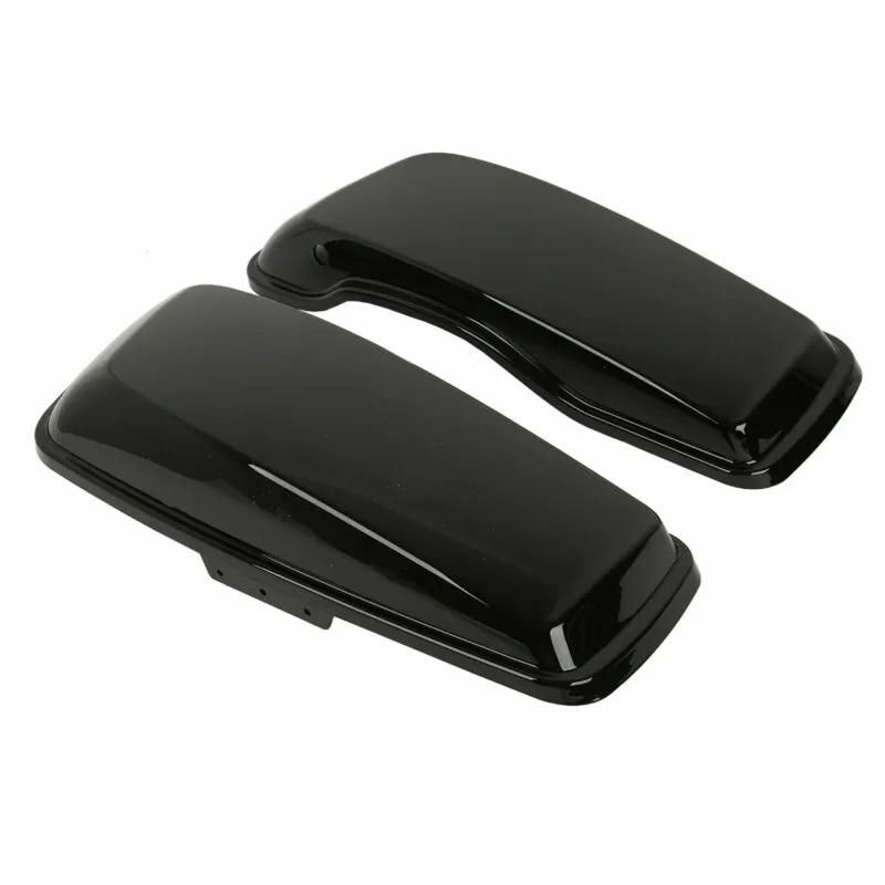 

Motorcycle Vivid Black Hard Saddlebag Saddle bag Lids For Harley Touring Models Road King Electra Street Glide 2014-2022