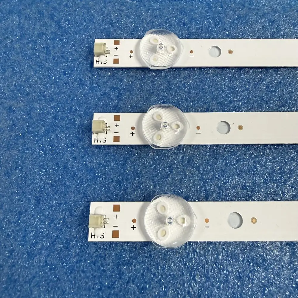Nueva tira de LED (3) 8LED para Aoc LE32H1465 LE32W234D LE32M3570 Daewoo L32R630VKE L32S635VKE L32S639VKE Dex LE-3275 Dexp H32B7200T