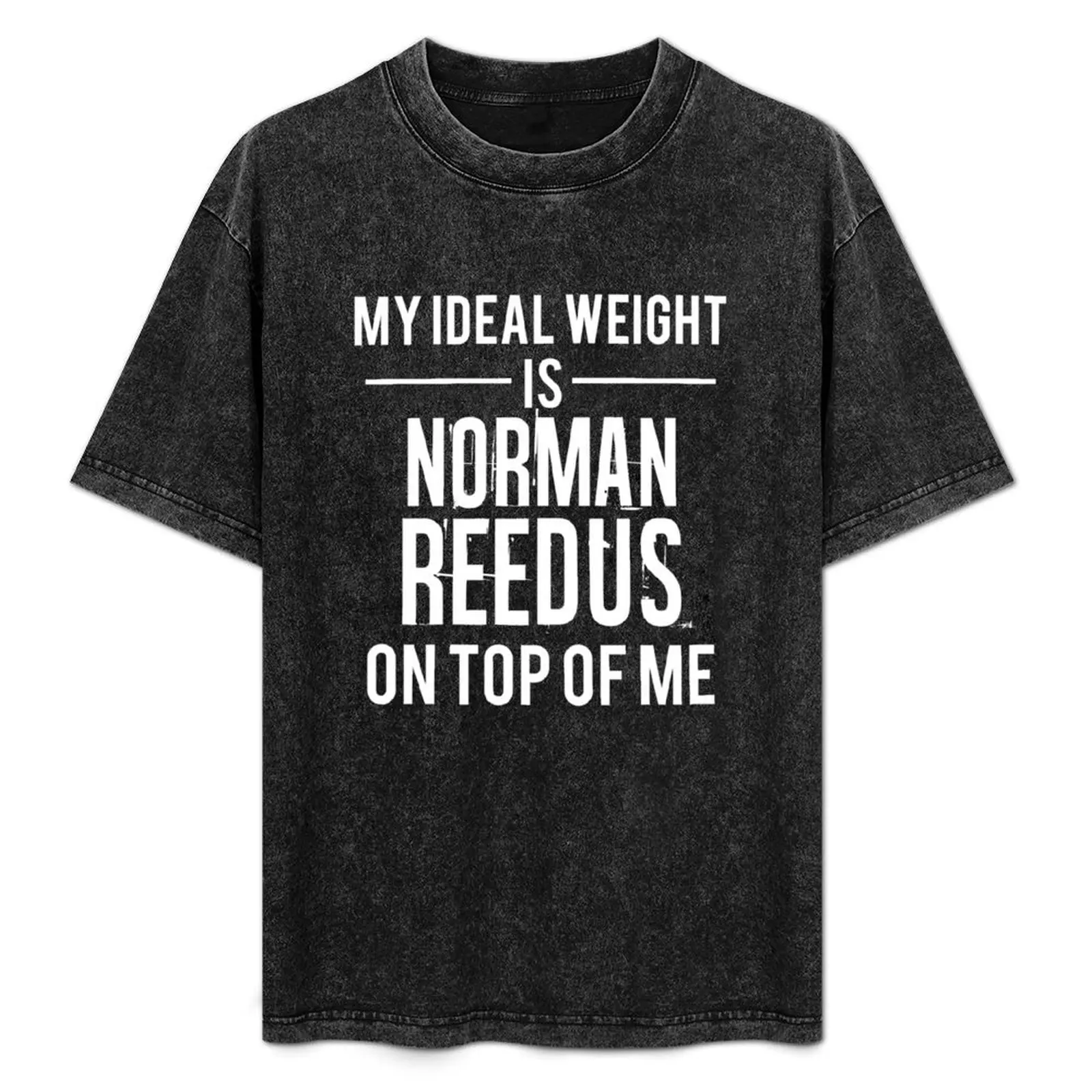 

Ideal weight - Norman Reedus T-Shirt plus sizes blue archive anime figures mens t shirts casual stylish