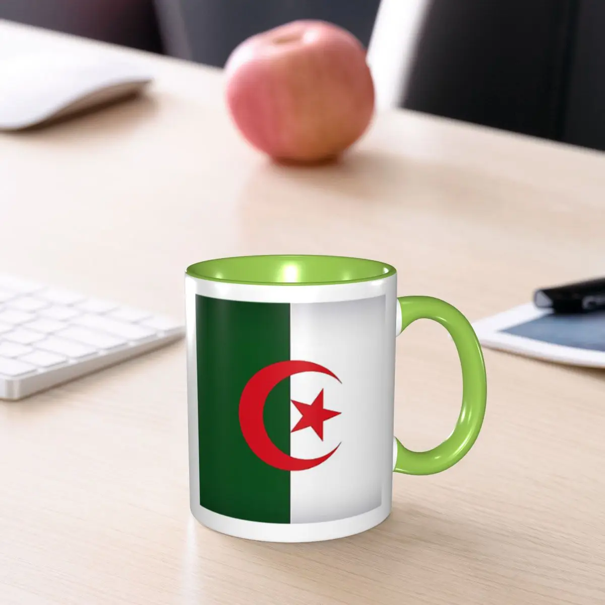 Algeria Official Flag Of Algeria Mug Funny Ceramic Coffee Cups Tea Mugs Milk Cup Drinkware Gift for Woman Man