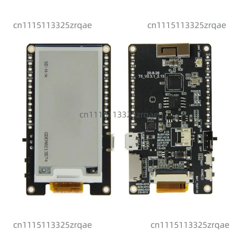 T5 4 Grayscale 2.13inch E-paper MCU32 4MB FLASH WIFI Bluetooth