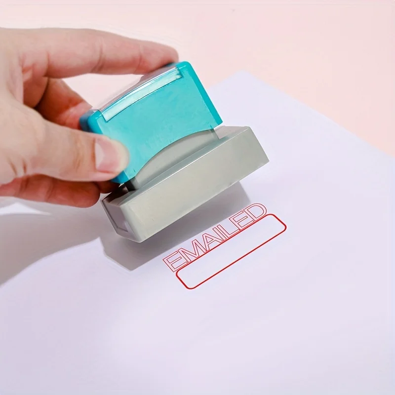 Premium E-mail Stamp - EMAILED Indicator - Durable Office Essential for Effortless Mail Tracking  Perfect for Business Use