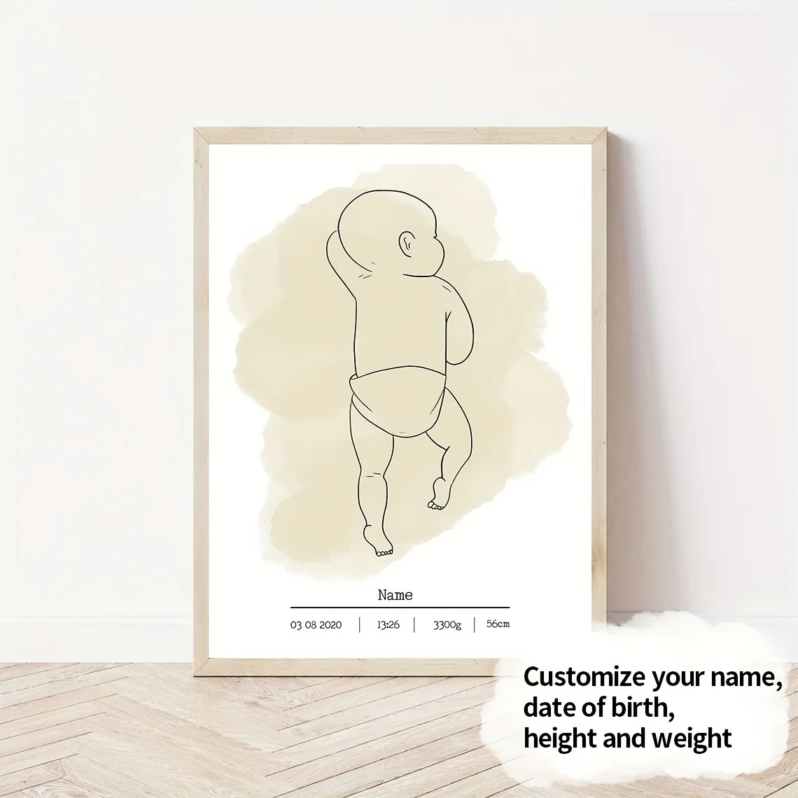 D Flat, 2D Flat, Personalized Wall Art for Birthdays, Charming Canvas Print Poster, a Treat for Yourself, Aesthetic Room Decor,