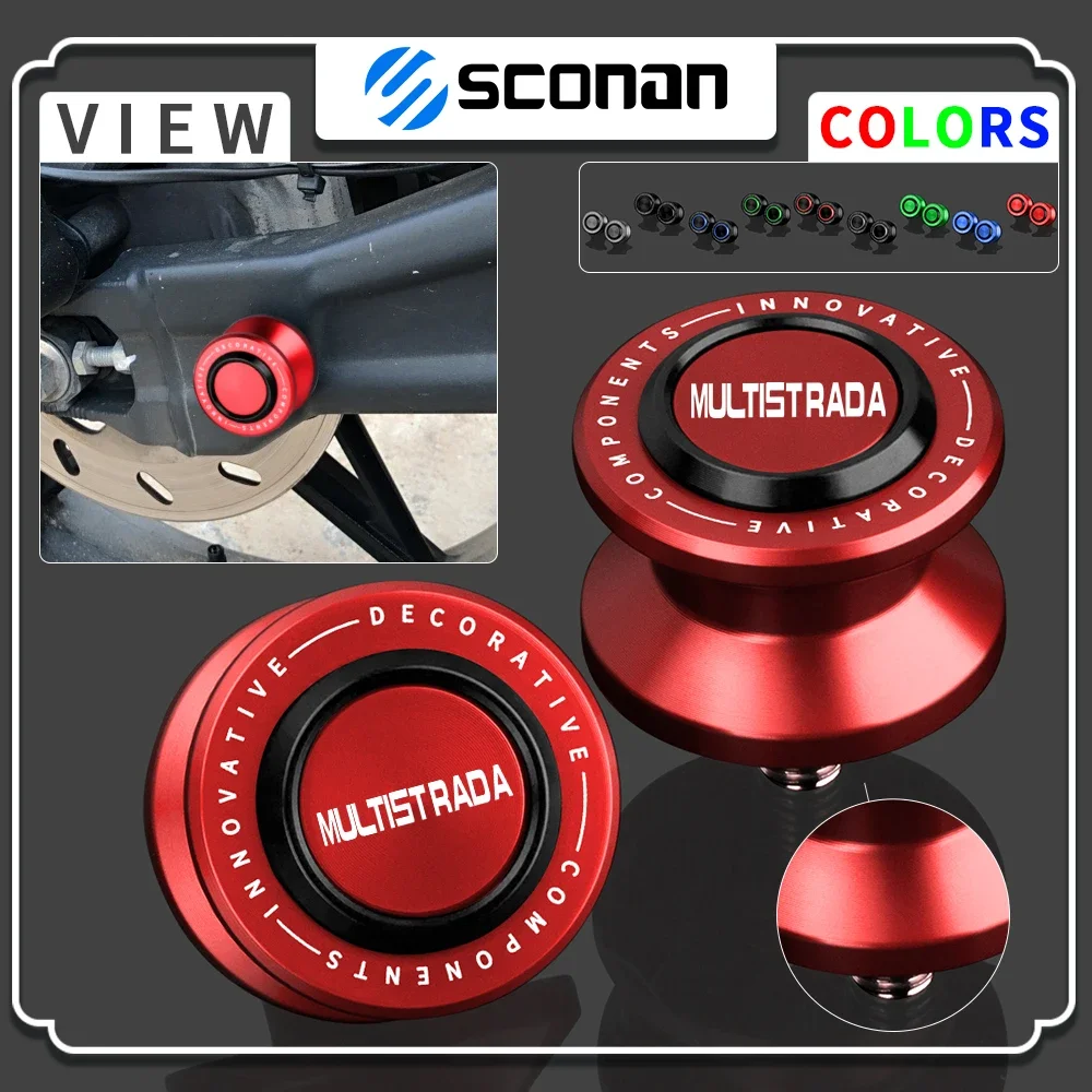 

For Ducati Multistrada1200 1200S Multistrada 1200 S 2010-2017 Motorcycle Accessories Spool Slider Stand Swingarm Frame Screw 8MM