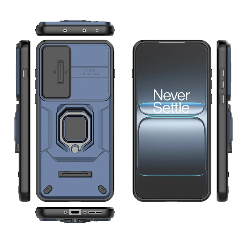 حافظة لهاتف OnePlus ACE 5 Ultra، Nord 5 ELVEV مغناطيسية مضادة للخدش حامل حلقي صلب من البولي كربونات حماية الكاميرا غطاء هاتف خلفي #3