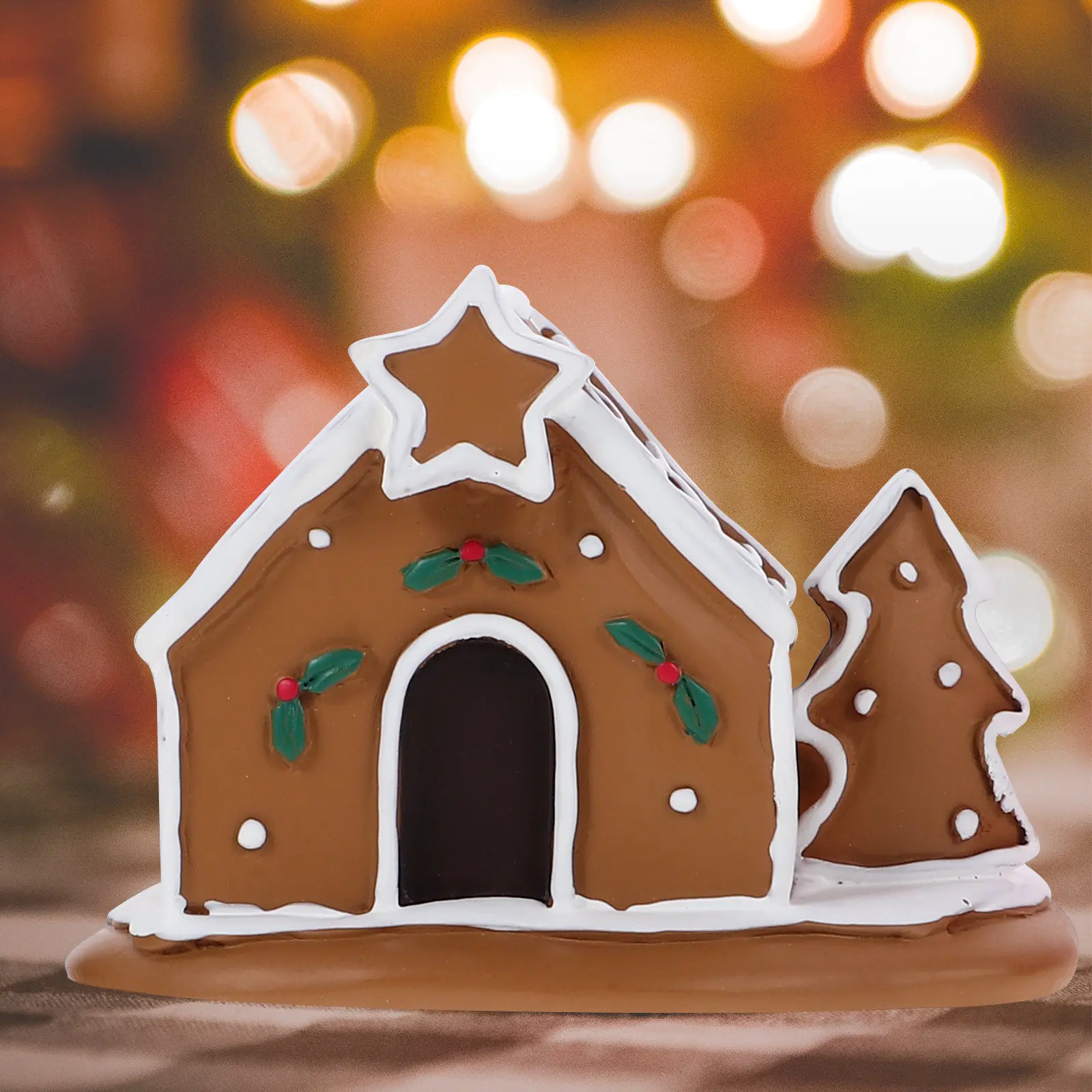 

3Pcs Xmas Mini Resin Statues Miniature Xmas Home Decorations DIY Craft Supplies Mini Christmas Ornaments Lightweight
