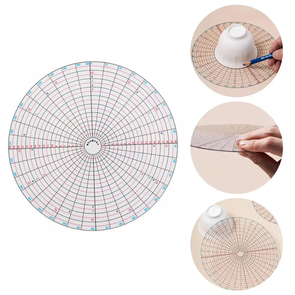 Billet Dividing Ruler - Circular Divider Drawing Measurement Tool For Pottery Wheel, Sculpting, Clay Crafts, And Handcrafts