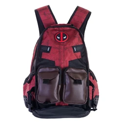 Deadpool backpack game film and television peripheral schoolbag Fashion casual animation backpack student computer schoolbag