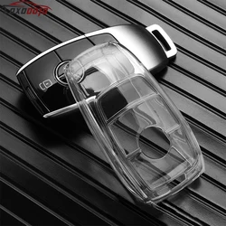 Transparent TPU Car Key Case Caps Cover Shell For Mercedes Benz AMG A C E S G Class W177 W205 W213 W222 GLC CLE CLA GLB GLS X167