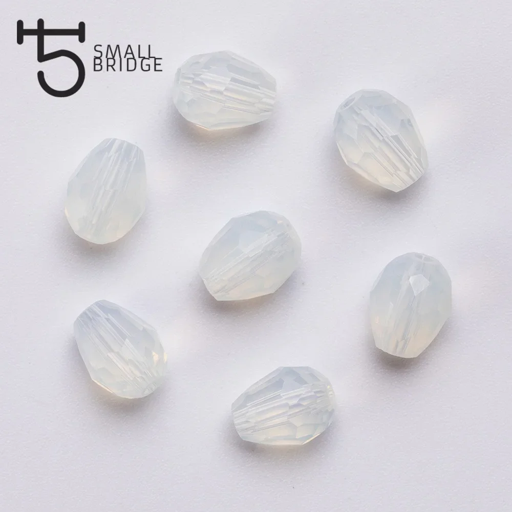 Austria Loose Opal Tear Drop Crystal Beads For Jewelry Making Women Diy Accessories Beads Briolette Glass Facedet Beads Z802