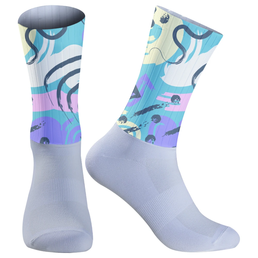 

Новые профессиональные спортивные велосипедные носки, впитывающие пот, без запаха ног, высокая эластичность и посадка.