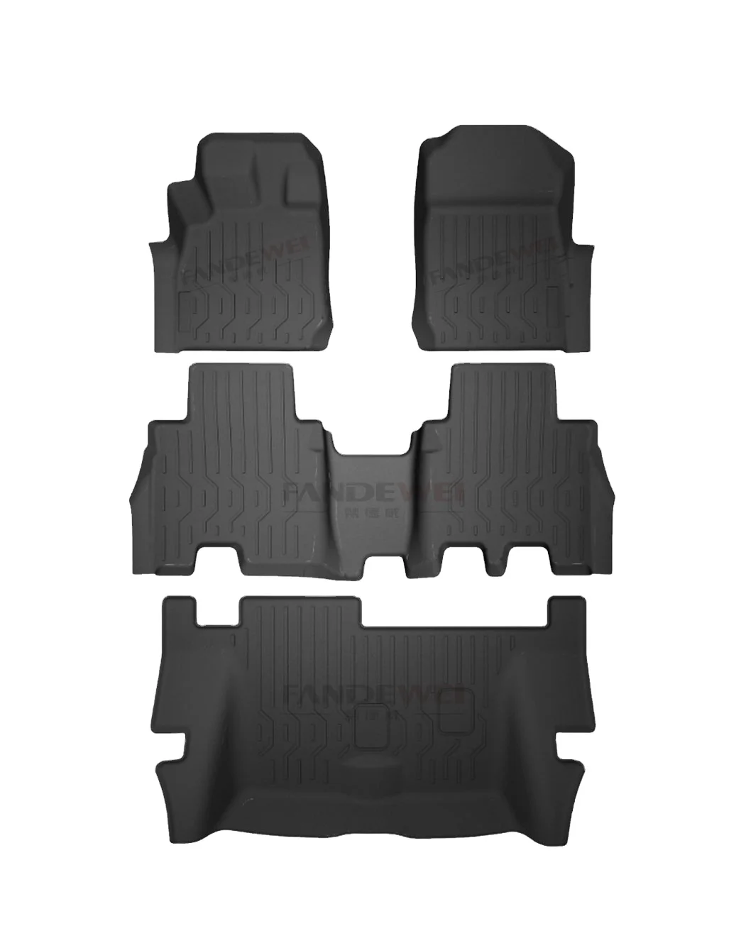 

Tray-type 3D Car Floor Mat Waterproof and Durable Car Mats Auto Parts for ISUZU MU-X Use