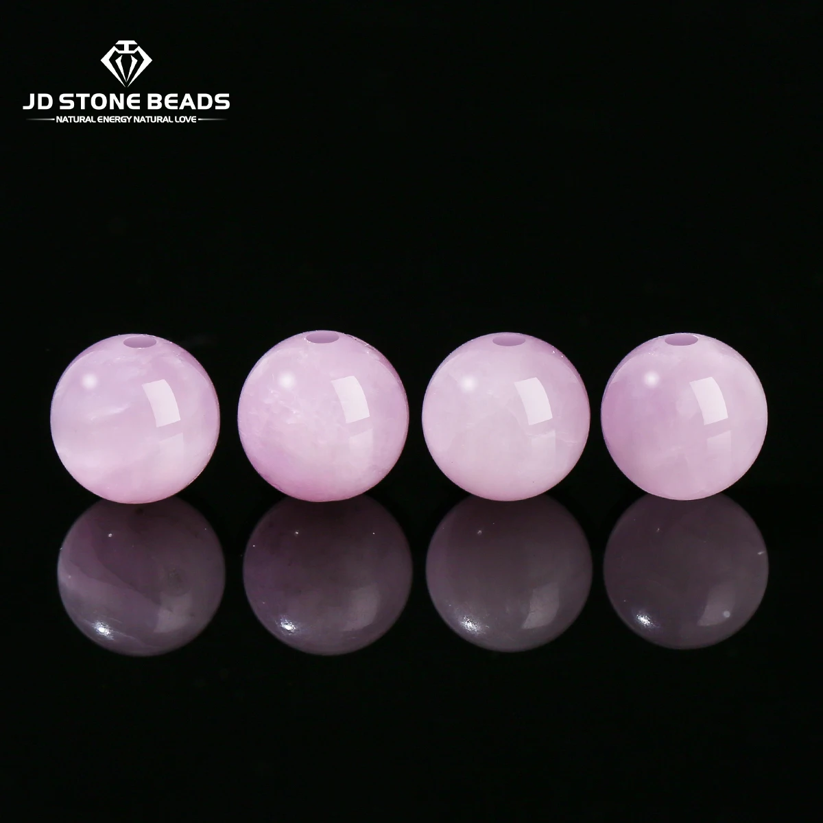 

10 Pcs/lot Natural Stone Kunzite Bead 7A Round Loose Spacer Gems Bead for Jewelry Making DIY Bracelet Necklace Accessories