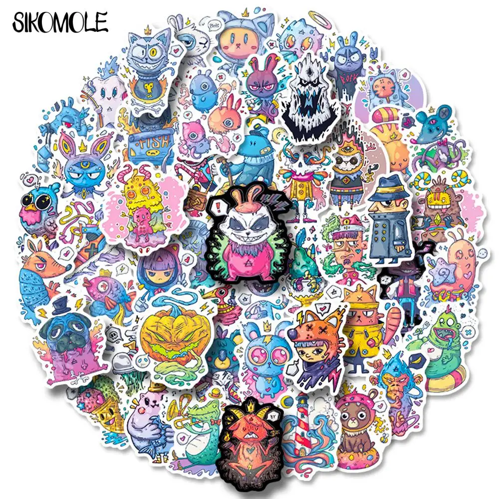 

10/30/50 шт., классические наклейки для гитары, шлема, чемодана