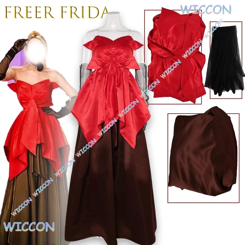 

WUHU@Frea kyFri day 2 Anna Coleman Halloween Cosplay Dress Movie Character Costume cosplay Halloween Christmas
