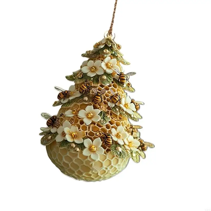 Honeycomb Christmas Tree Acrylic Ornament For Christmas Festives Celebration X3UC