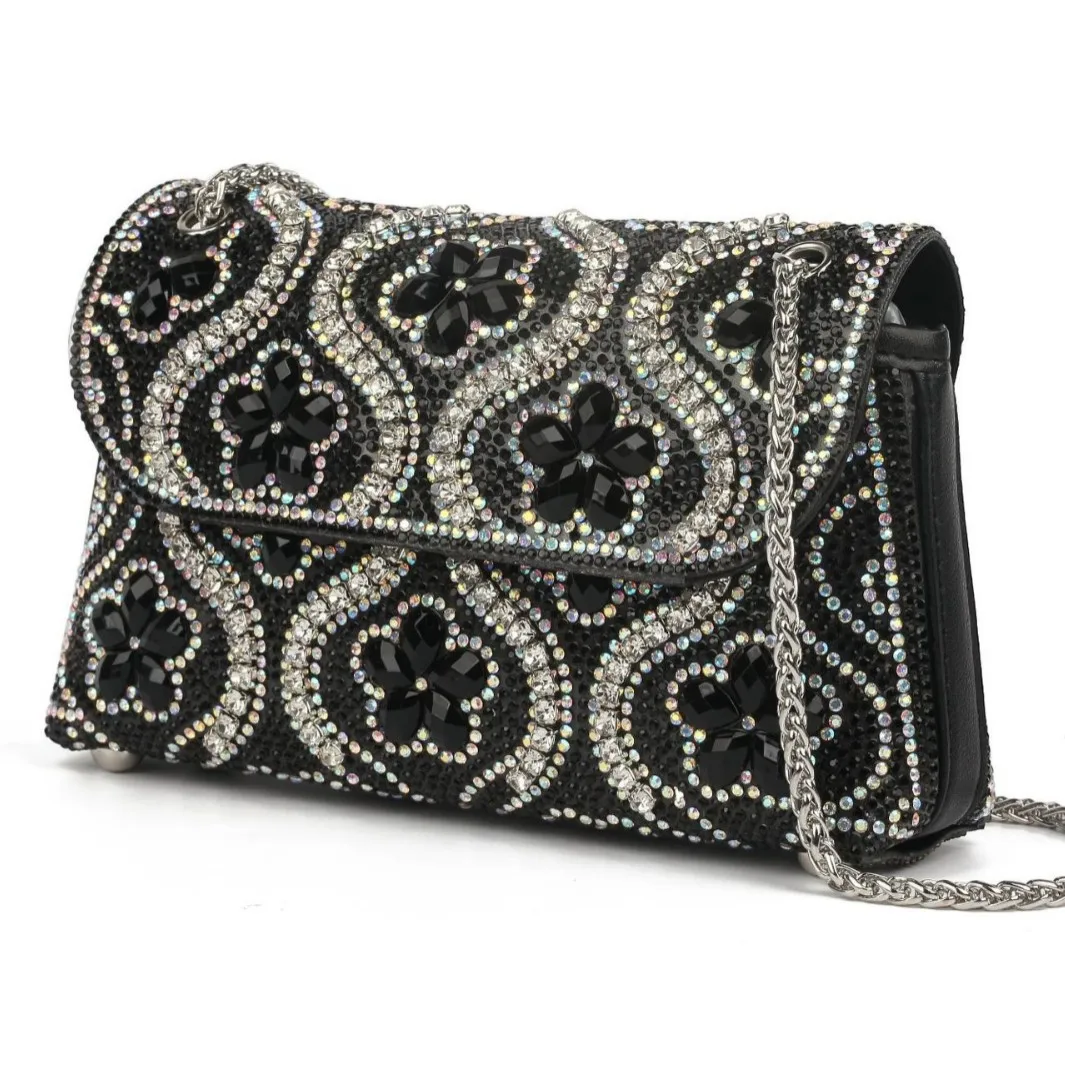 Niche Diamond-encrusted Women's Senior Banquet Shopping High-quality Mobile Phone Lipstick Storage Bag