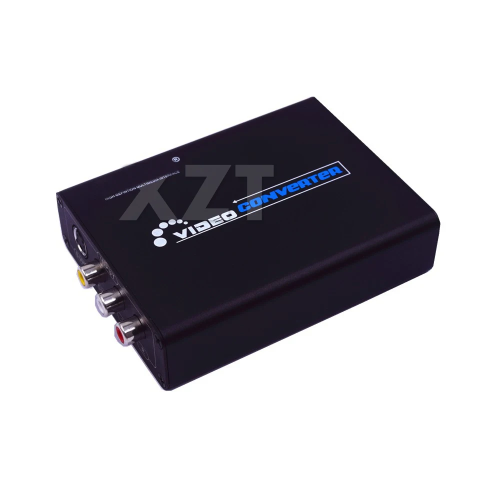 AV S-Video CVBS Converter Audio HDMI-compatible to S VIDEO+S S VIDEO Composite Switcher Adaptor Upscaler HD 3RCA