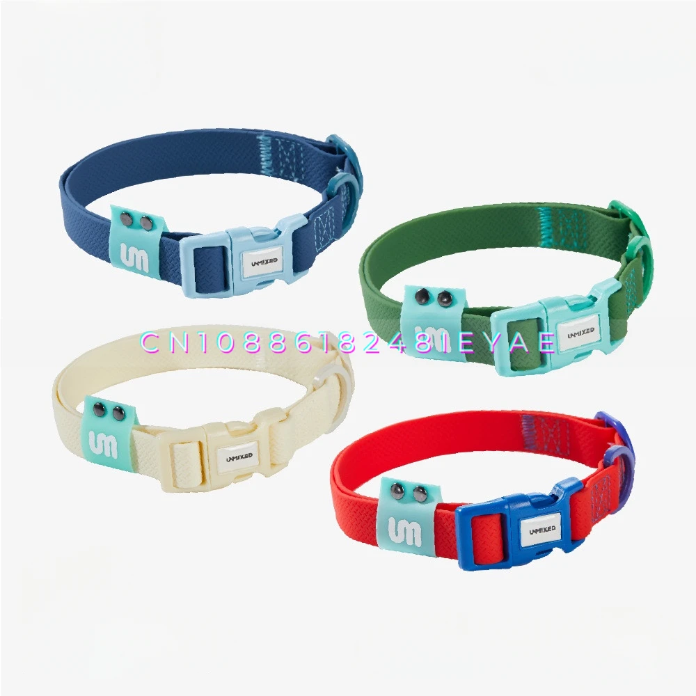 Adjustable Waterproof Dog Collar Schnauzer Shiba Inu Corgi Puppy Collars  Dogs Accessories  Collier Chien Cat Collars