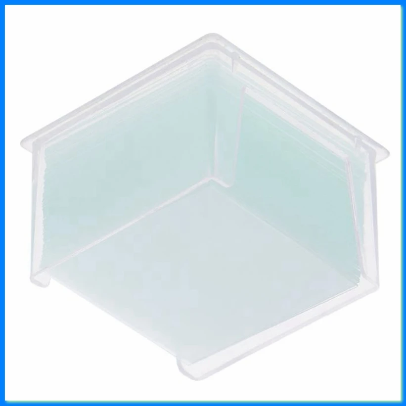 Coverslip Slides Lab Supplies Square Microscope Cover Glass Set School Education Lab Replacement Tool 24x24mm-AT35