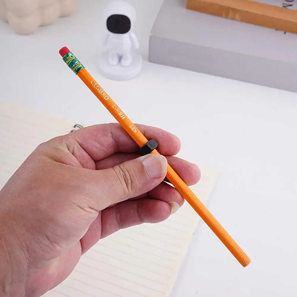 회전 너트가 있는 어린이용 펜 - 교실 집중력, 불안 또는 감각 놀이를 위한 스트레스 해소 장난감