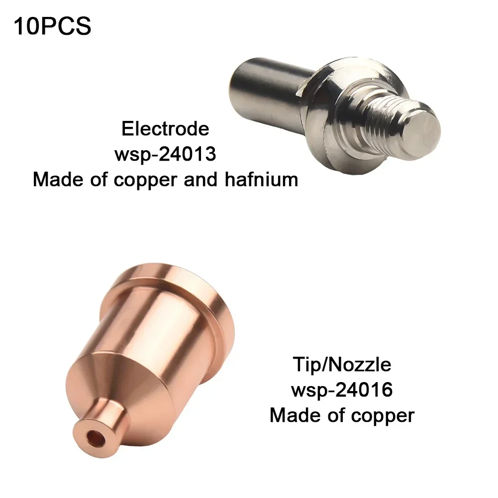 

Электрод для плазменной резки Ref KP2845 1 & W03X0893 60A WSP 24013 LC105, комплект плазменной резки для эффективной резки на резаке Tomahawk 1538