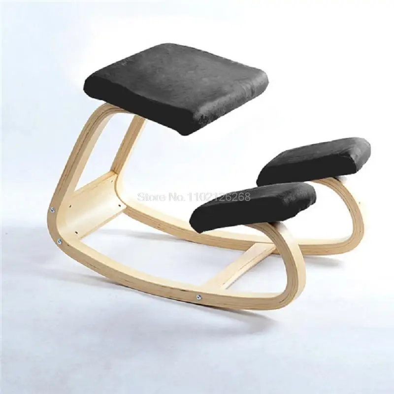 

Original Ergonomic Kneeling Chair Stool Home Office Furniture Ergonomic Rocking Wooden Kneeling Computer Posture Chair