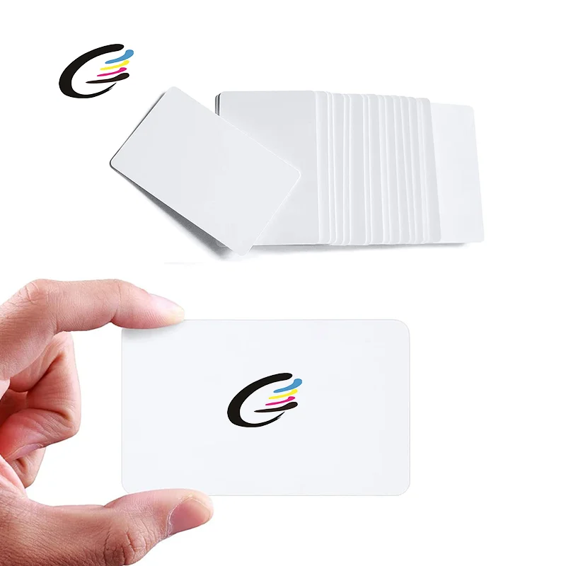 

100pcs a lot Factory Direct Supply Blank Business Card White Membership 86mm*54mm PVC Card