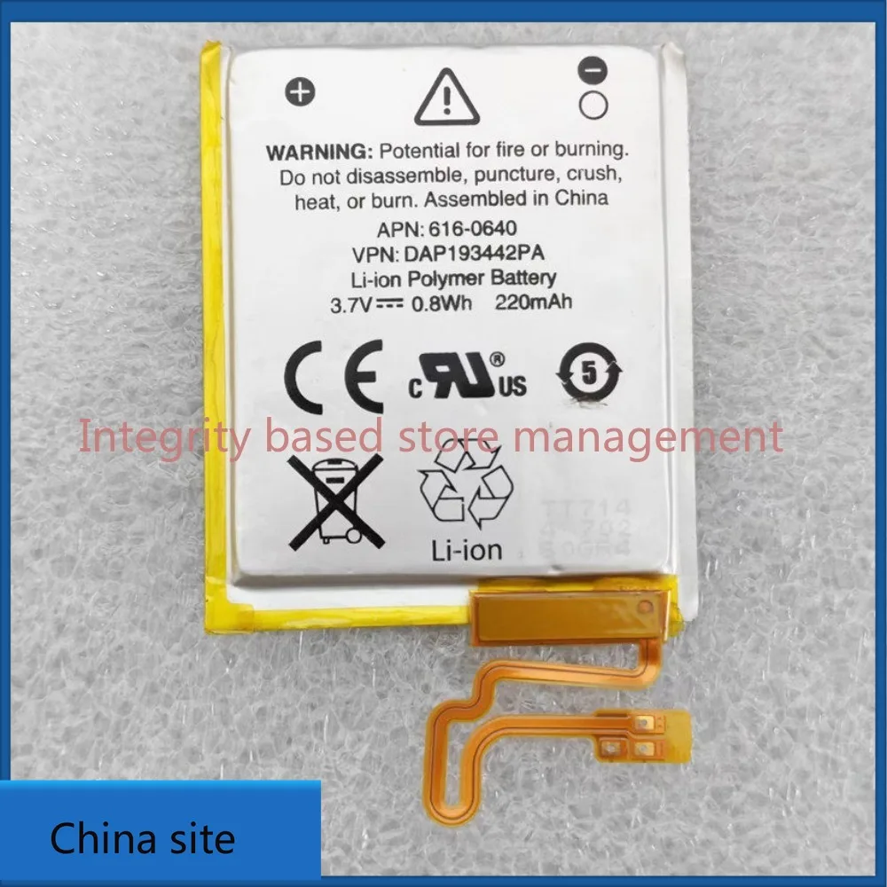 New high quality batteries for ipod nano7 7g 7th generation mp3 mb903ll/a 616-0640 616-0639 battery
