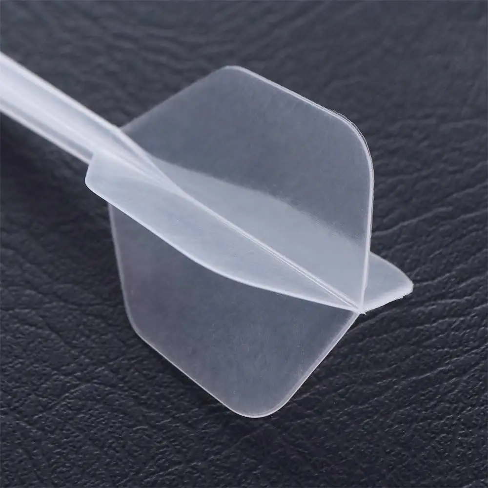 3 pezzi durevoli 2BA coda di freccette aste in plastica voli di freccette morbide intrattenimento trasparente multicolore