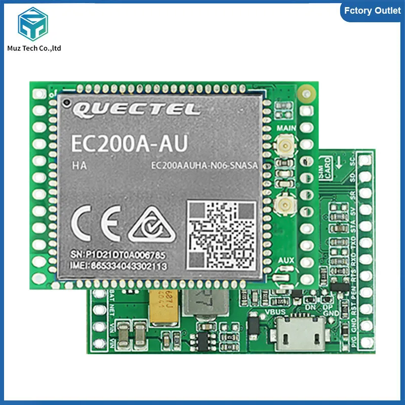 Quectel EC200A LTE CAT4 module Core Board EC200AAUHA-N06-SNASA EC200AEUHA-N06-SNASA Development Board breakout kit with antenna