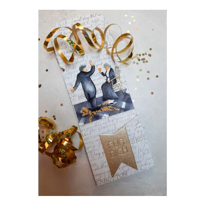 النمر يشغل قطع معدنية برية يموت Slimline أساسيات الخردة حجز بطاقة الاستنسل قطع يموت DIY بها بنفسك اليدوية بطاقة الحرفية #5