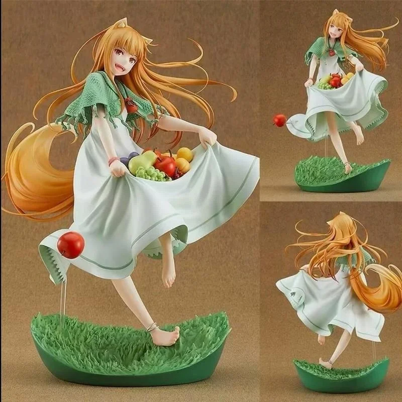 Anime Wolves And The Scent Of Fruit Figures Spice And Wolf Holo Action Figures 25cm Pvc Collection Model Toys Ornamen Gifts