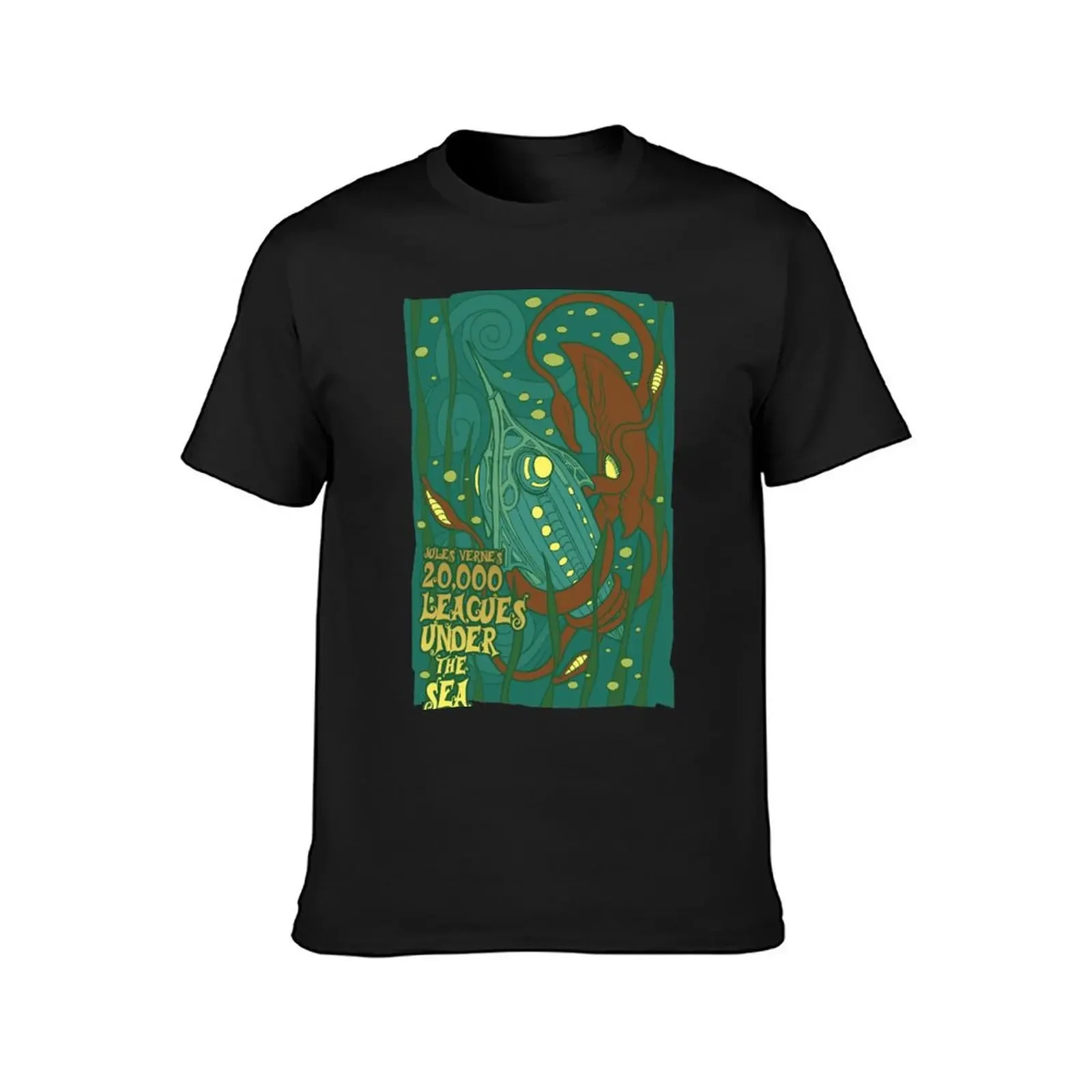 20,000 Leagues Under the Sea T-Shirt plus size clothes anime tees fruit of the loom mens t shirts