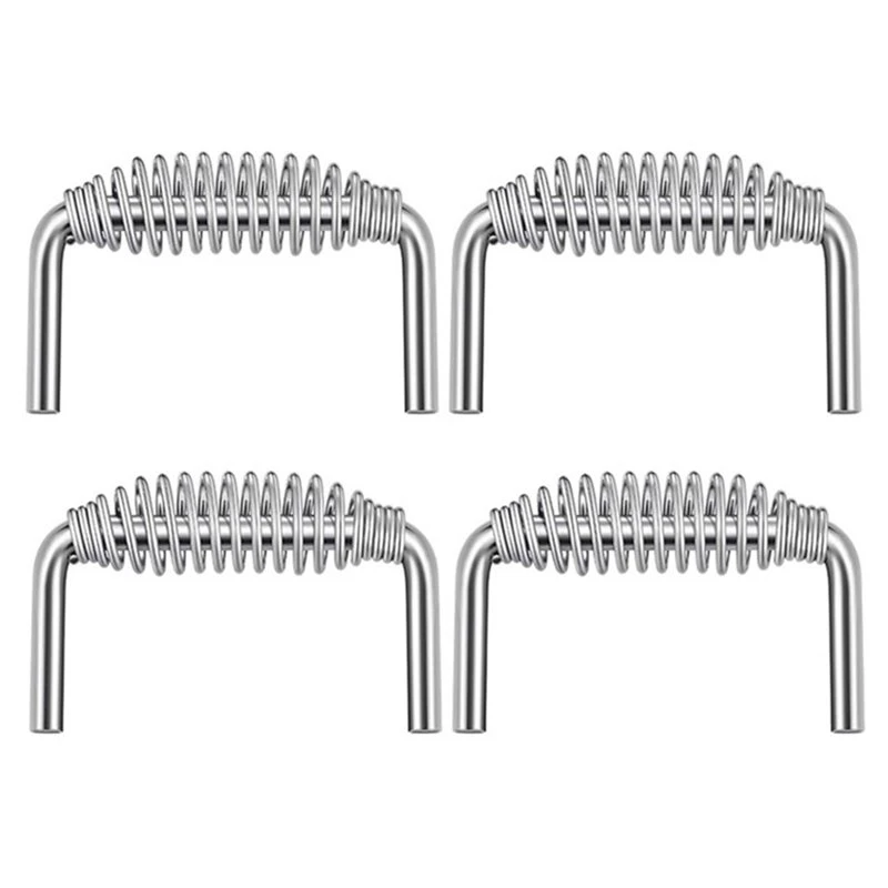 RABIT AS59For BBQ Pits Trailers, Wood Stove, Smoker- 4-Pack Spring Handle With 1/2